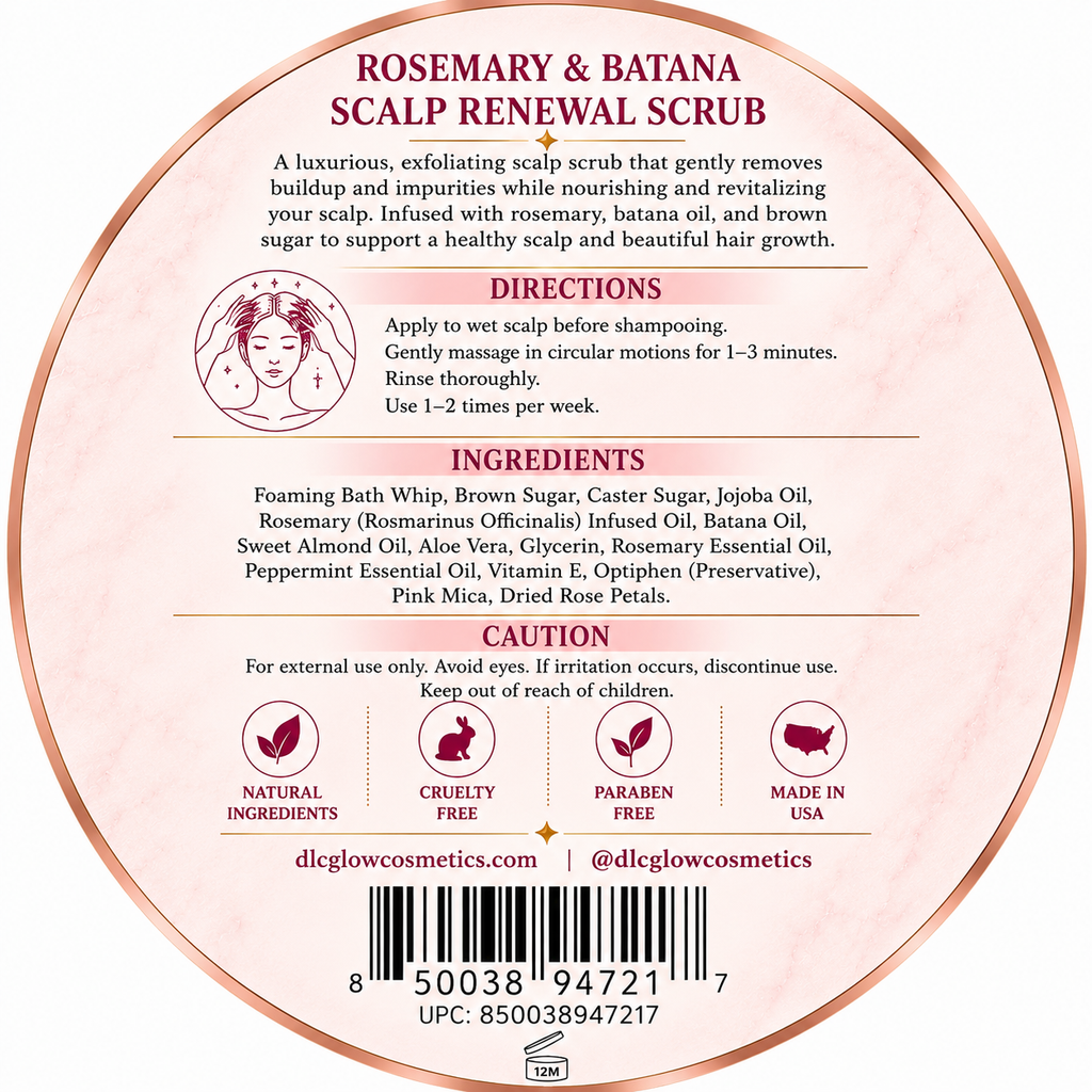 Rosemary & Batana Scalp Renewal Scrub 8oz